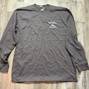 Salt Life Gray Long Sleeve Tee with Chest Logo